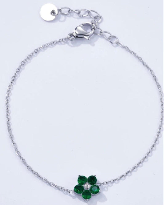 Bracciale con fiore