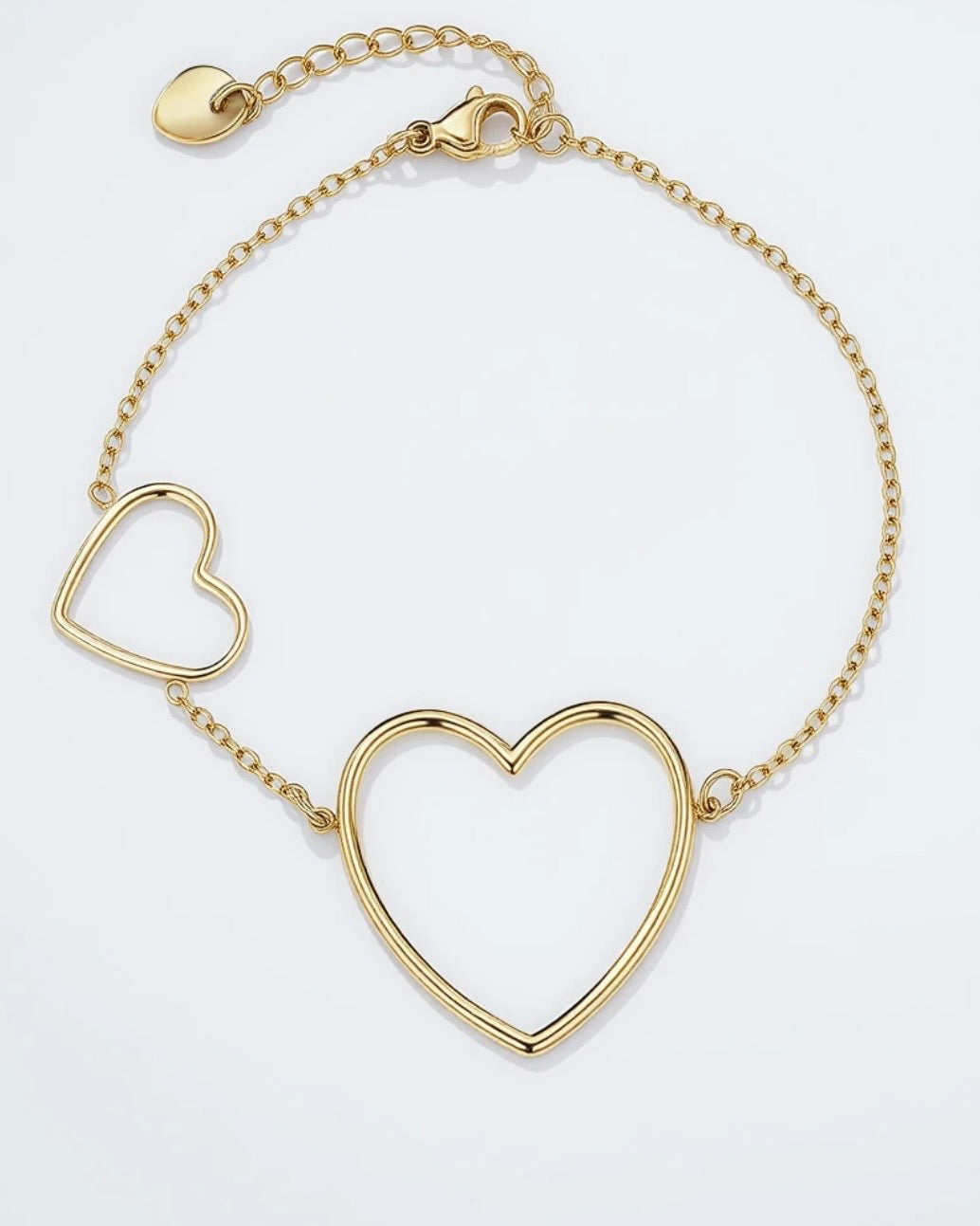 Bracciale cuore stilizzato