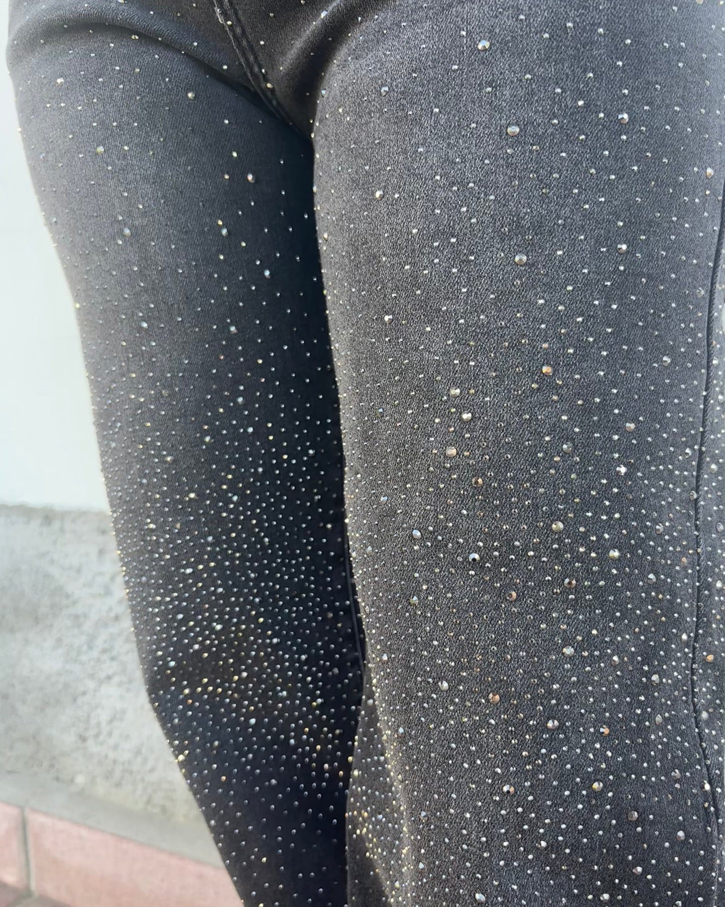 Jeans con brillantini