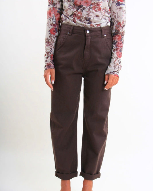 Pantaloni in denim modello ballon