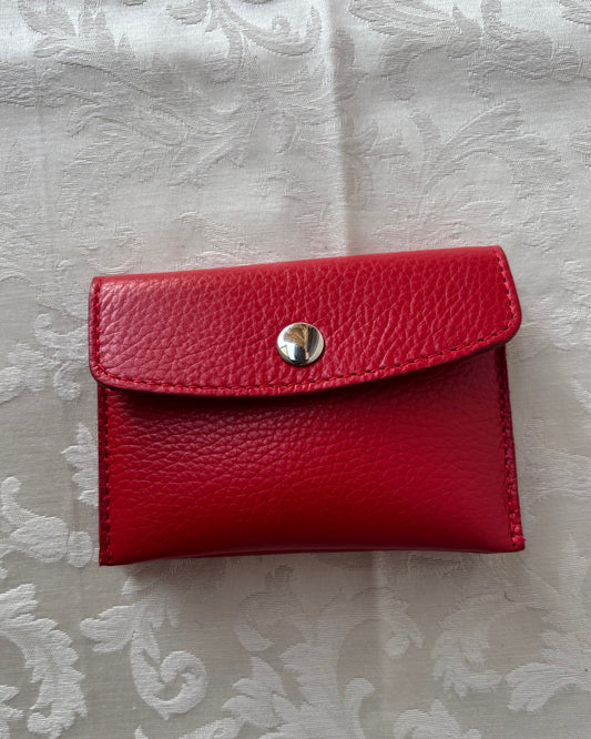 Portamonete in vera pelle